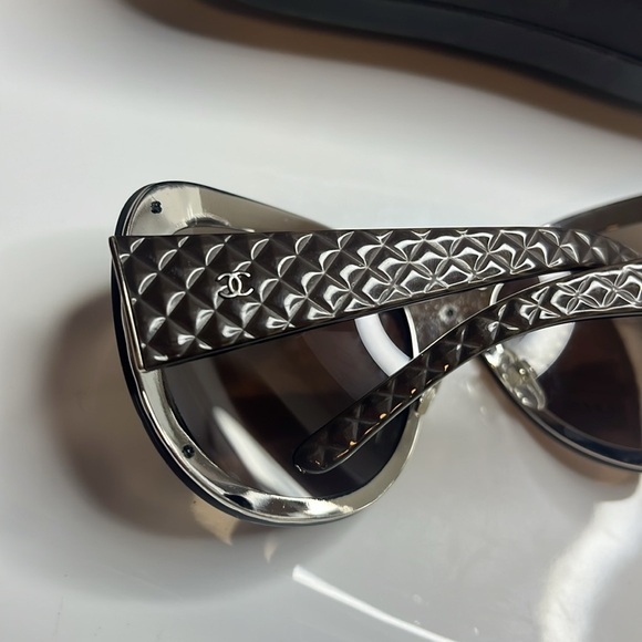 CHANEL Women's Brown Sunglasses - Picture 6 of 10